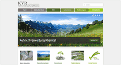 Desktop Screenshot of kvr-rheintal.com