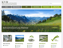 Tablet Screenshot of kvr-rheintal.com